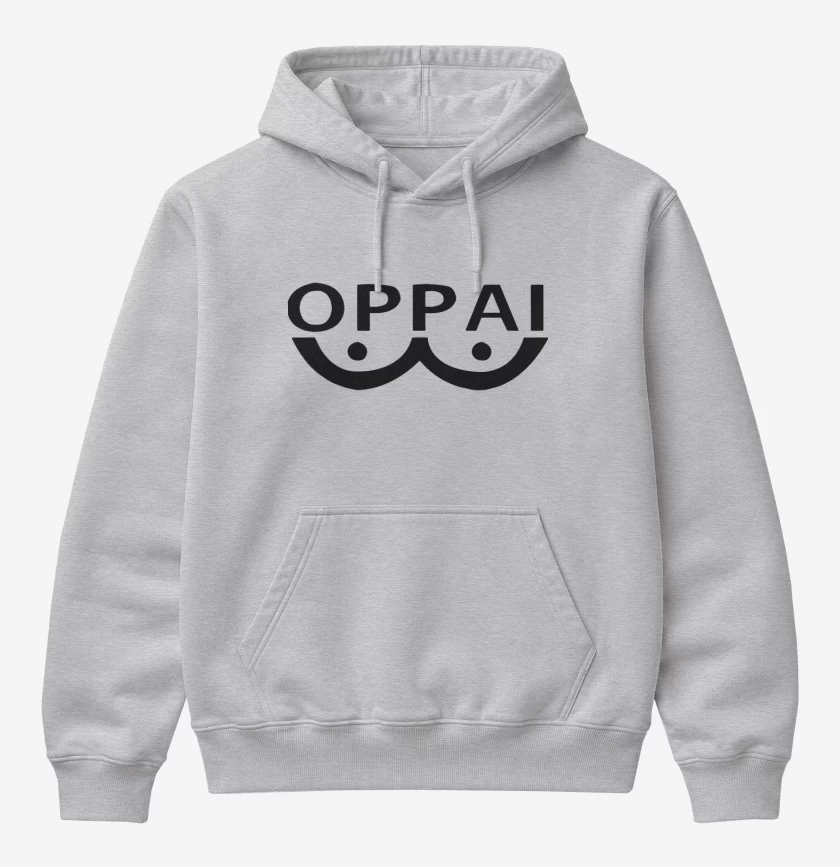 Poleron Canguro básico Gris Melange de Oppai