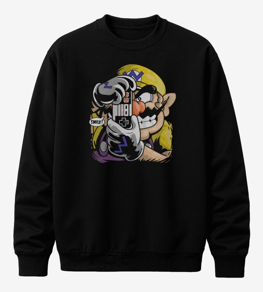 Poleron polo Negro de The Killing Wario