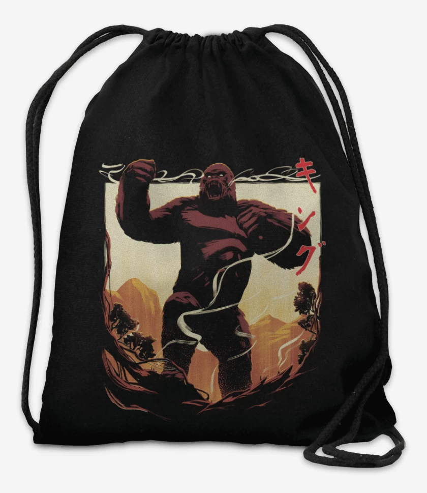 Mochila Negro de Rey Kong