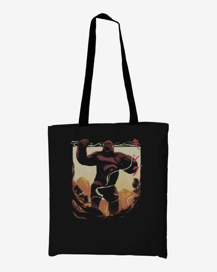 Totebag Negro de Rey Kong