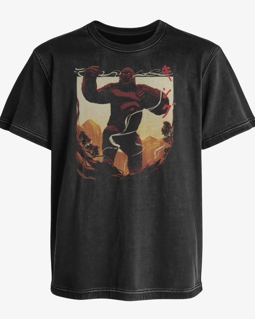 Polera desgastada Rey Kong