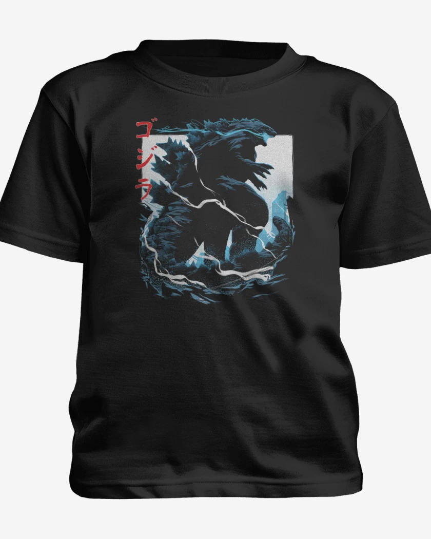 Polera de niño Negro de Godzilla king of monsters