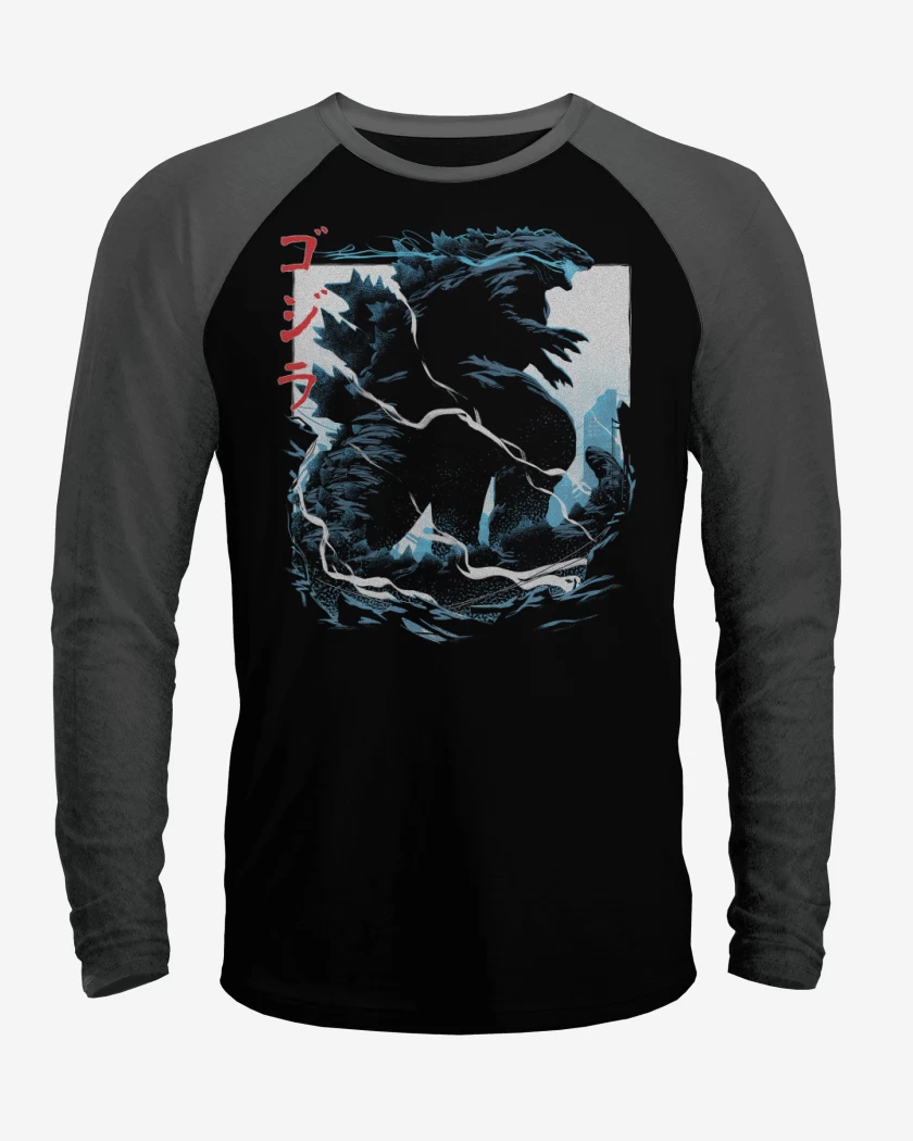 Polera Raglan Godzilla king of monsters