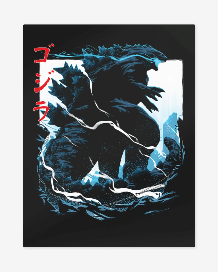 Print metalico Godzilla king of monsters