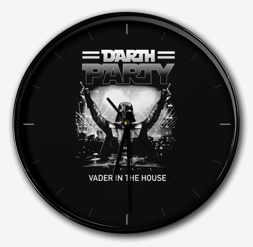 Reloj Negro de Darth Party