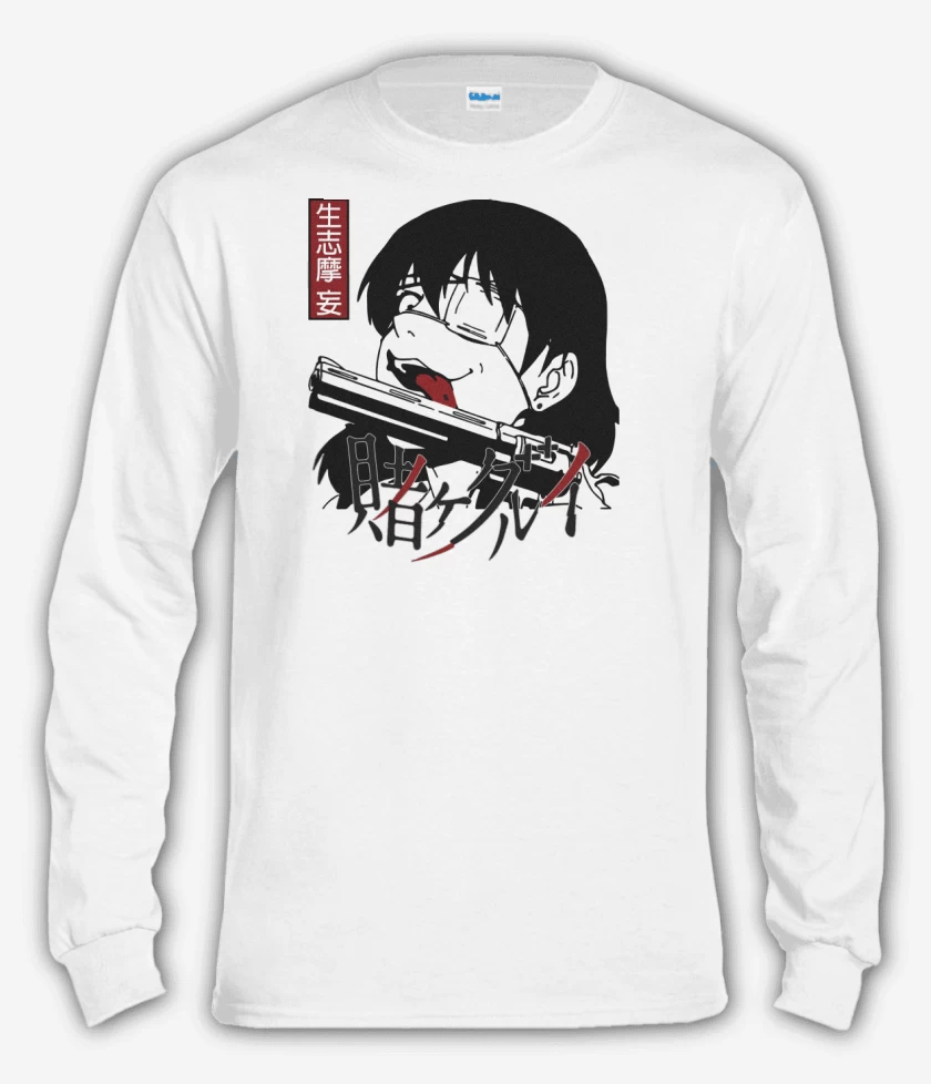 Polera manga larga Blanco de Midari Ikashima