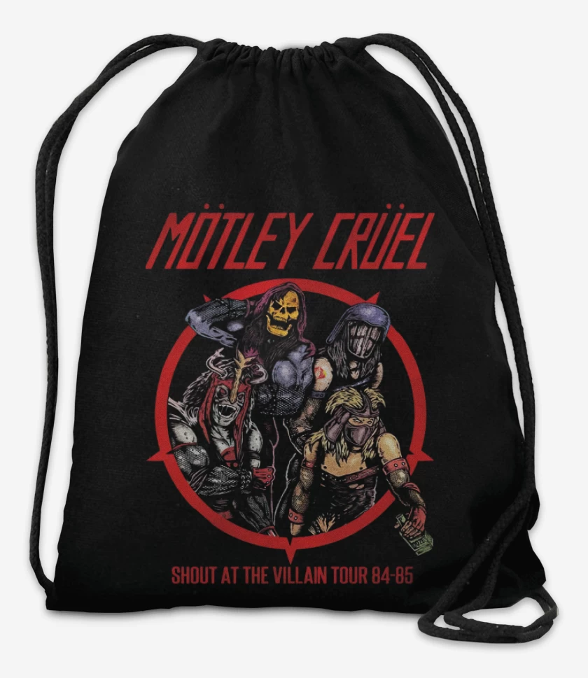 Mochila Negro de Motley Cruel
