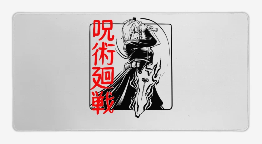 Mouse pad Gamer Blanco de Nobara Kugisaki