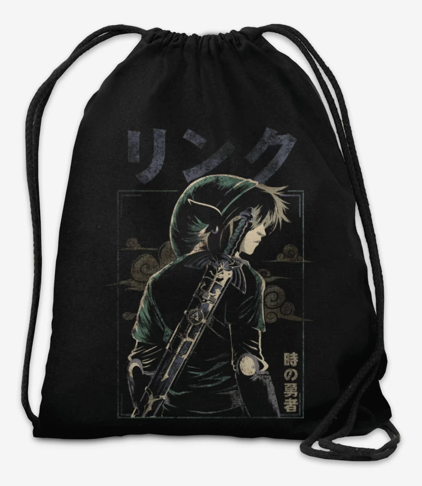 Mochila Negro de Link Anime