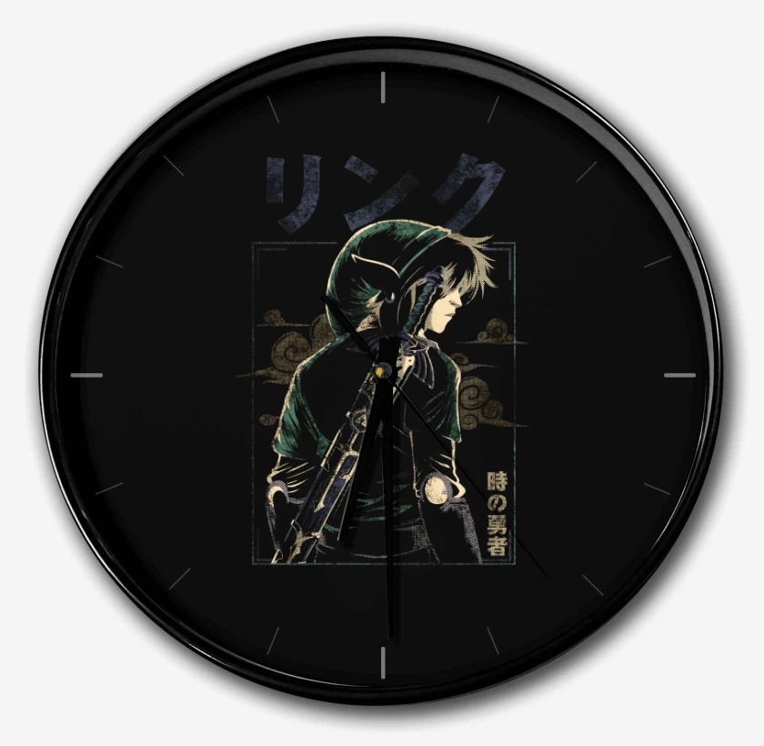 Reloj Negro de Link Anime