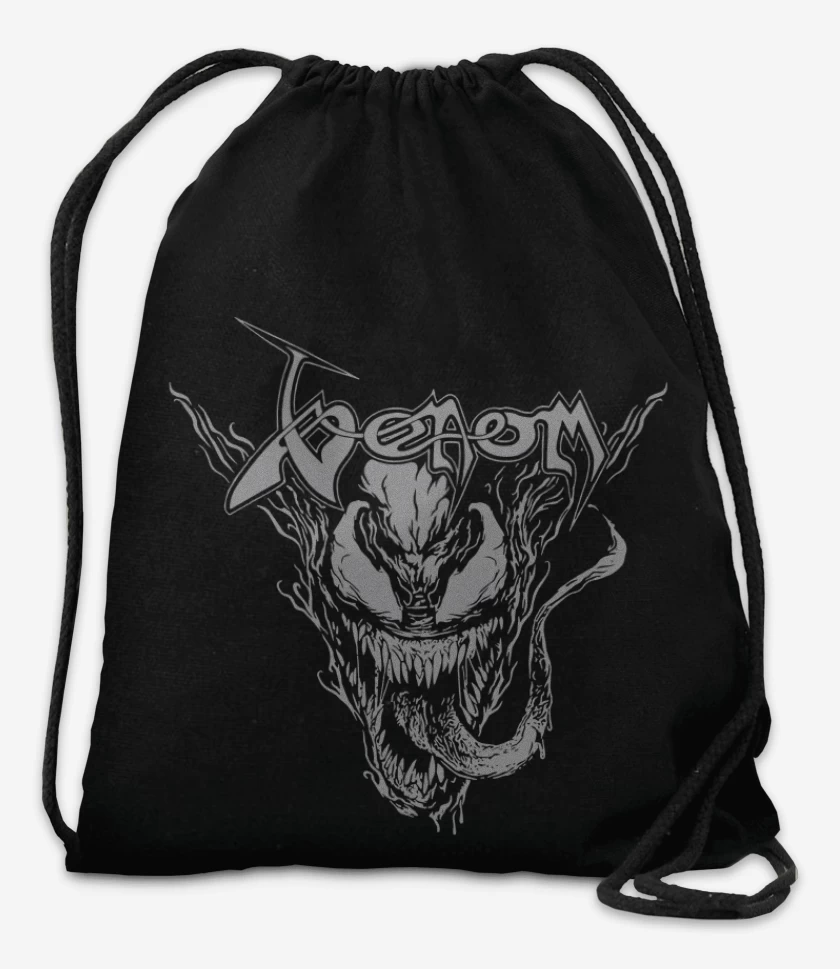 Mochila Negro de Venom Black Metal