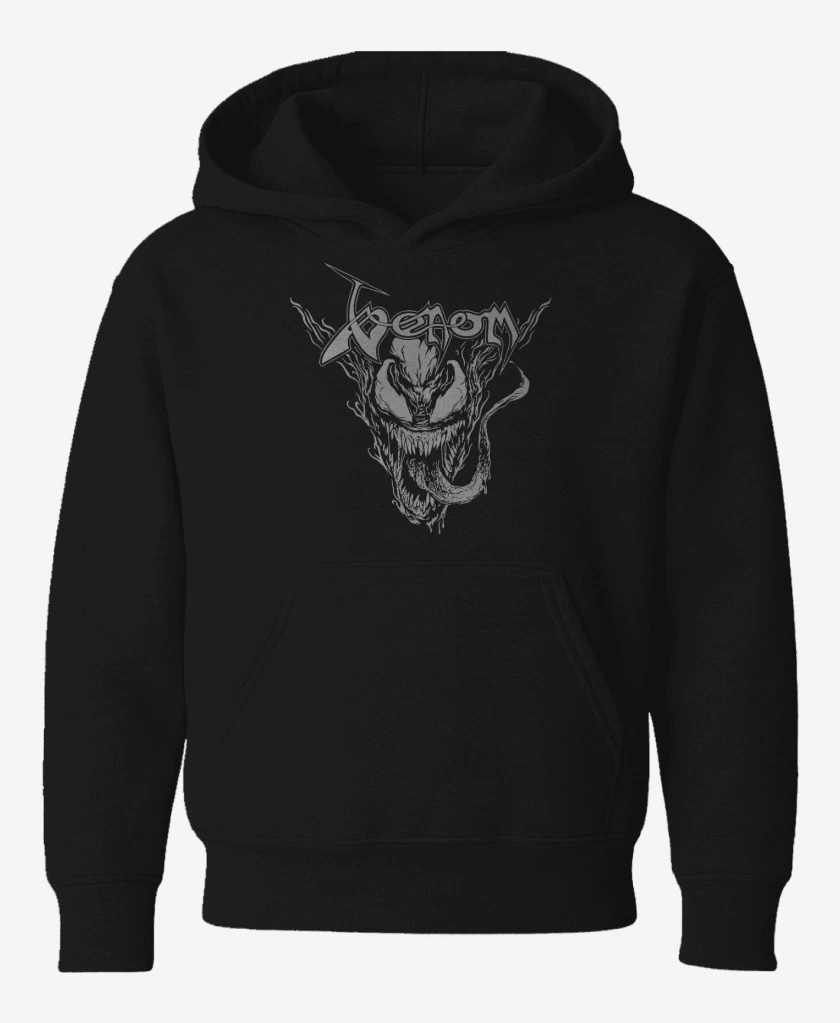 Poleron de niño Negro de Venom Black Metal