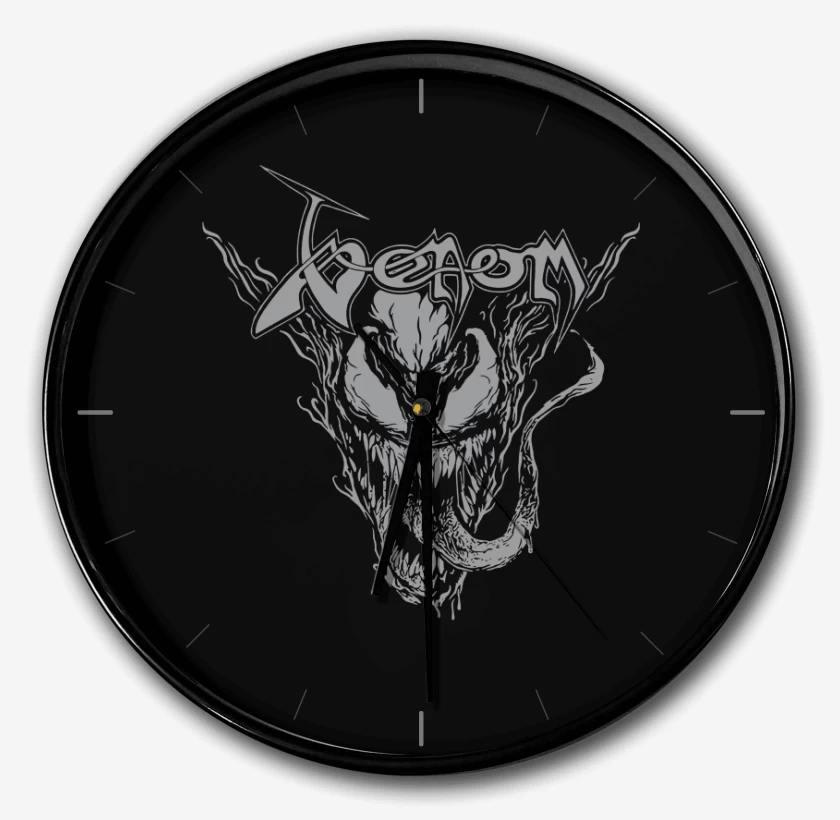 Reloj Negro de Venom Black Metal