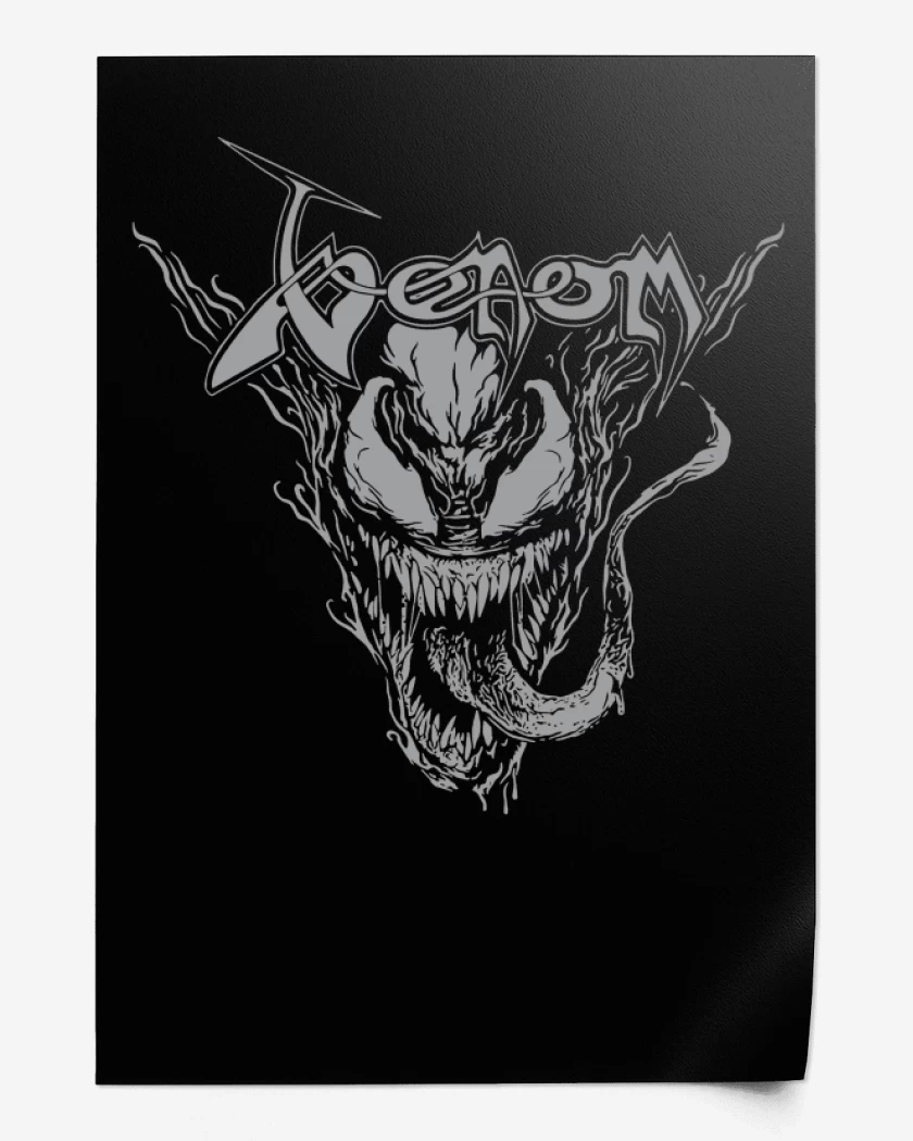 Print Venom Black Metal