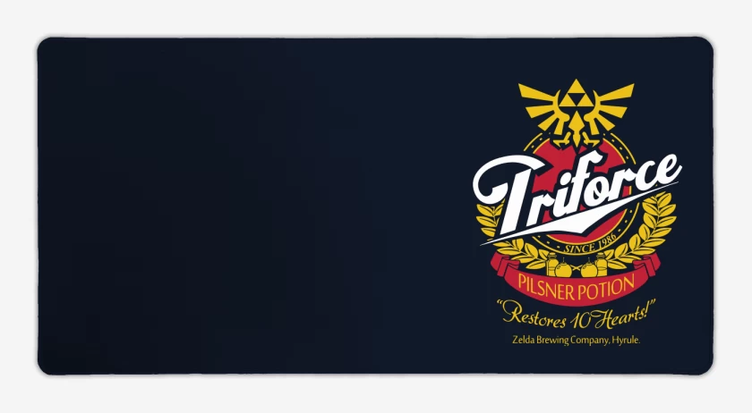 Mouse pad Gamer Azul Marino de Triforce Pilsen Potion