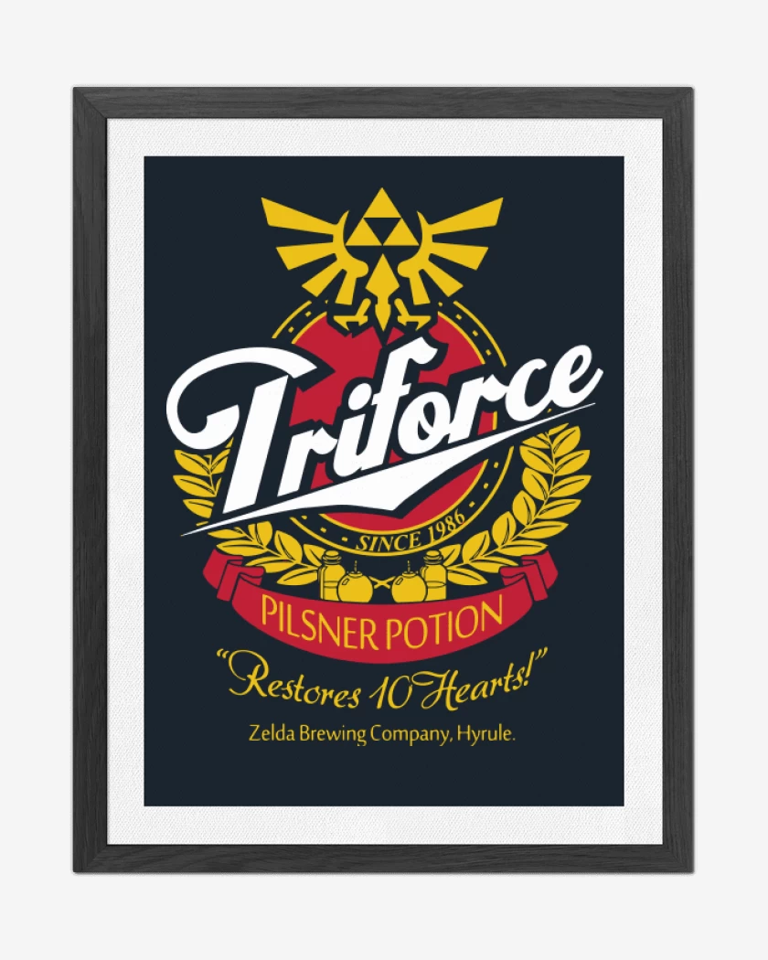 Cuadro decorativo Triforce Pilsen Potion