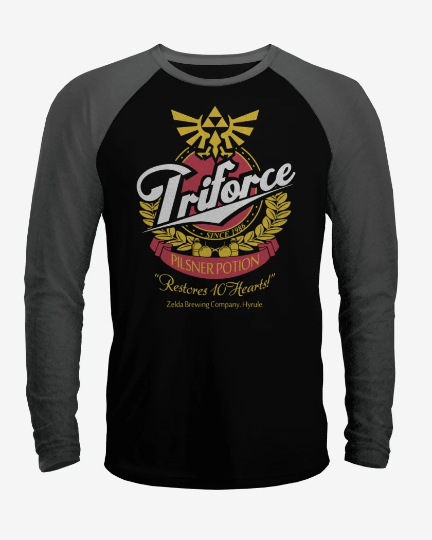 Polera Raglan Triforce Pilsen Potion