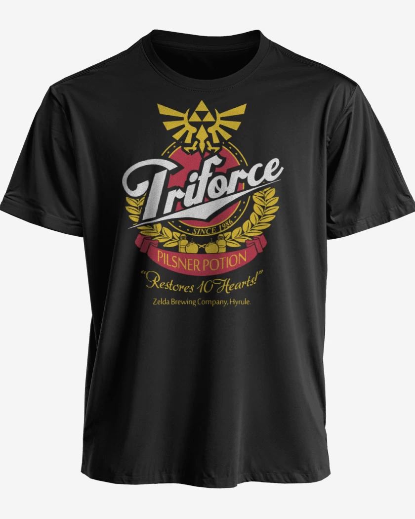 Polera premium Negro de Triforce Pilsen Potion