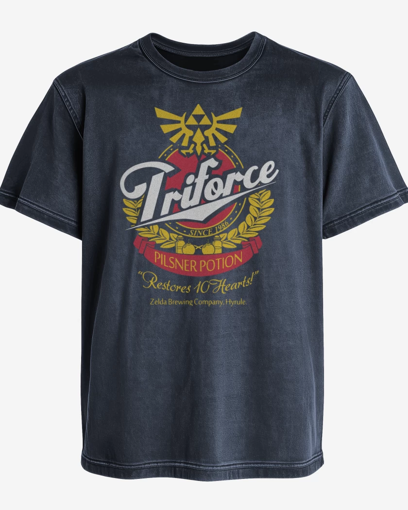 Polera desgastada Triforce Pilsen Potion