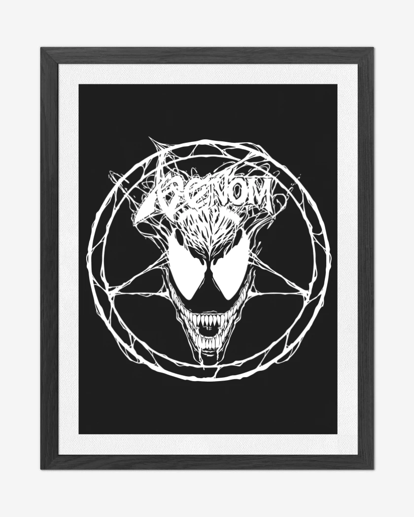 Cuadro decorativo Negro de Venom WTH