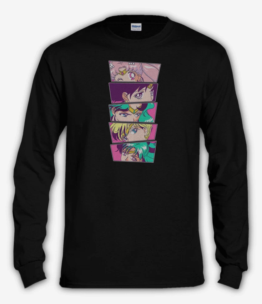 Polera manga larga Negro de Sailors