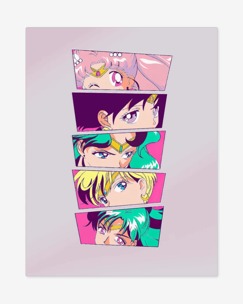 Print metalico Rosa Pastel de Sailors