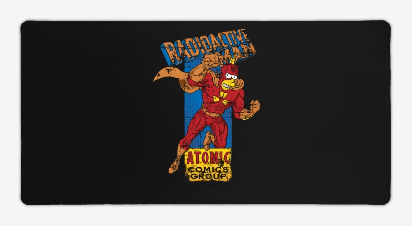 Mouse pad Gamer Negro de Radioactive man