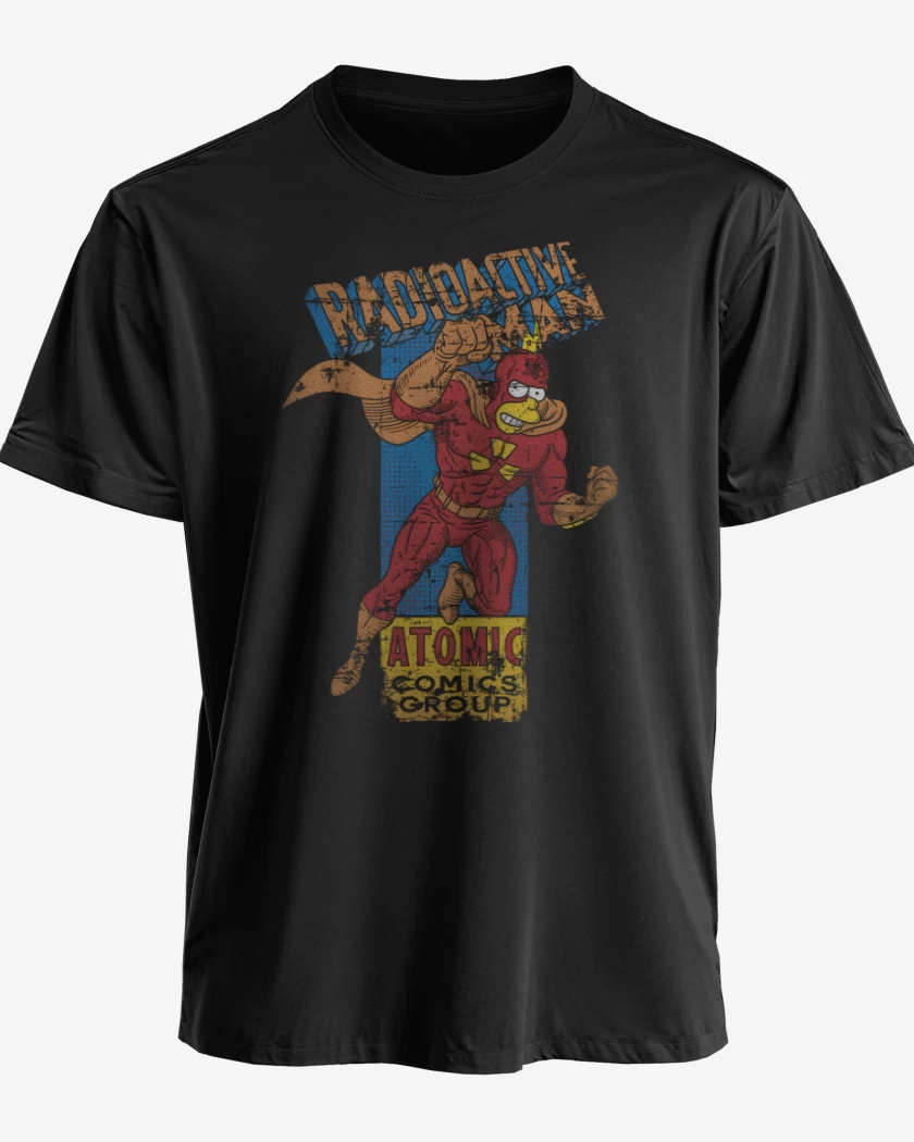 Polera Negro de Radioactive man