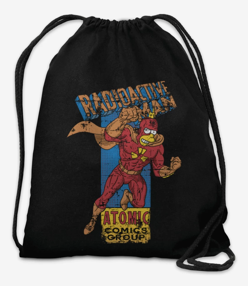 Mochila Negro de Radioactive man