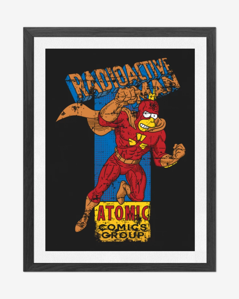 Cuadro decorativo Negro de Radioactive man