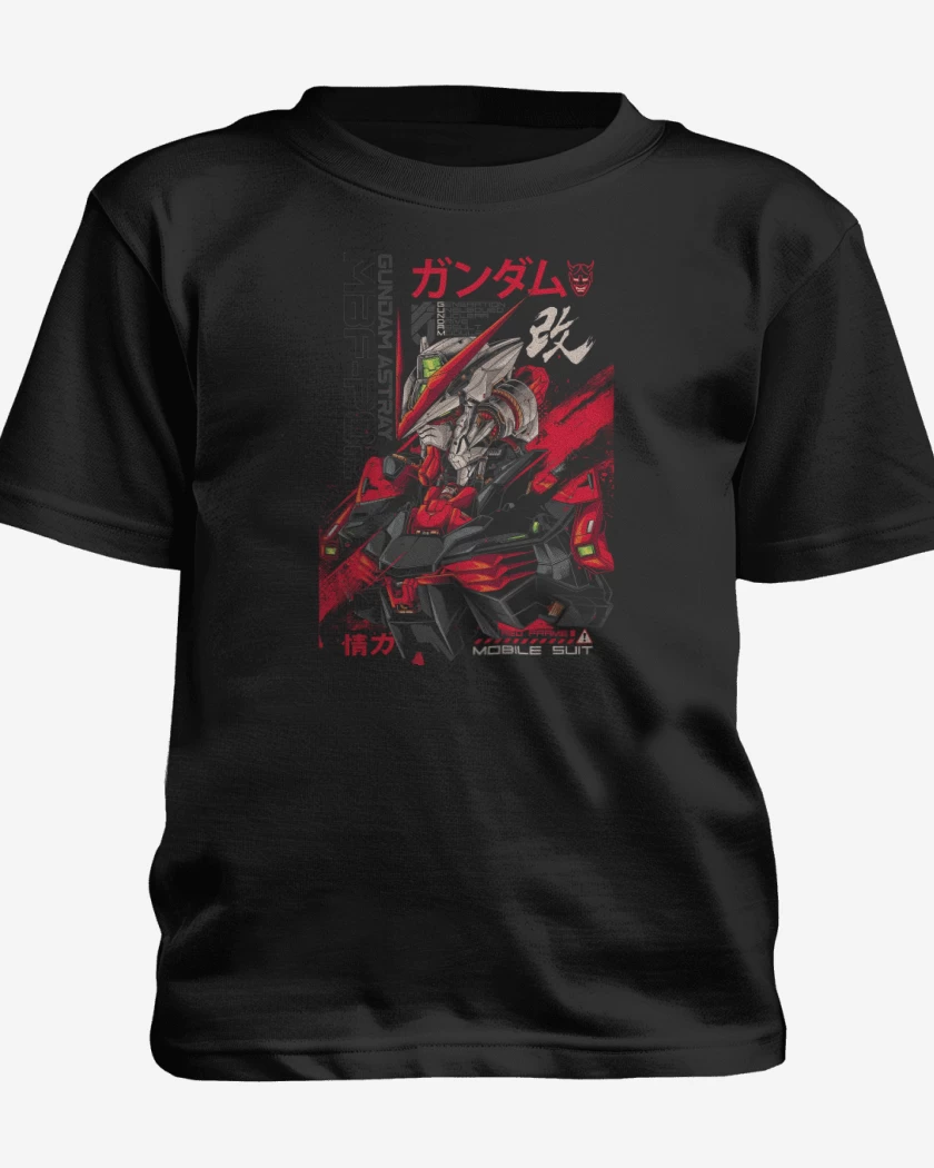 Polera de niño Negro de Astray Red Frame 