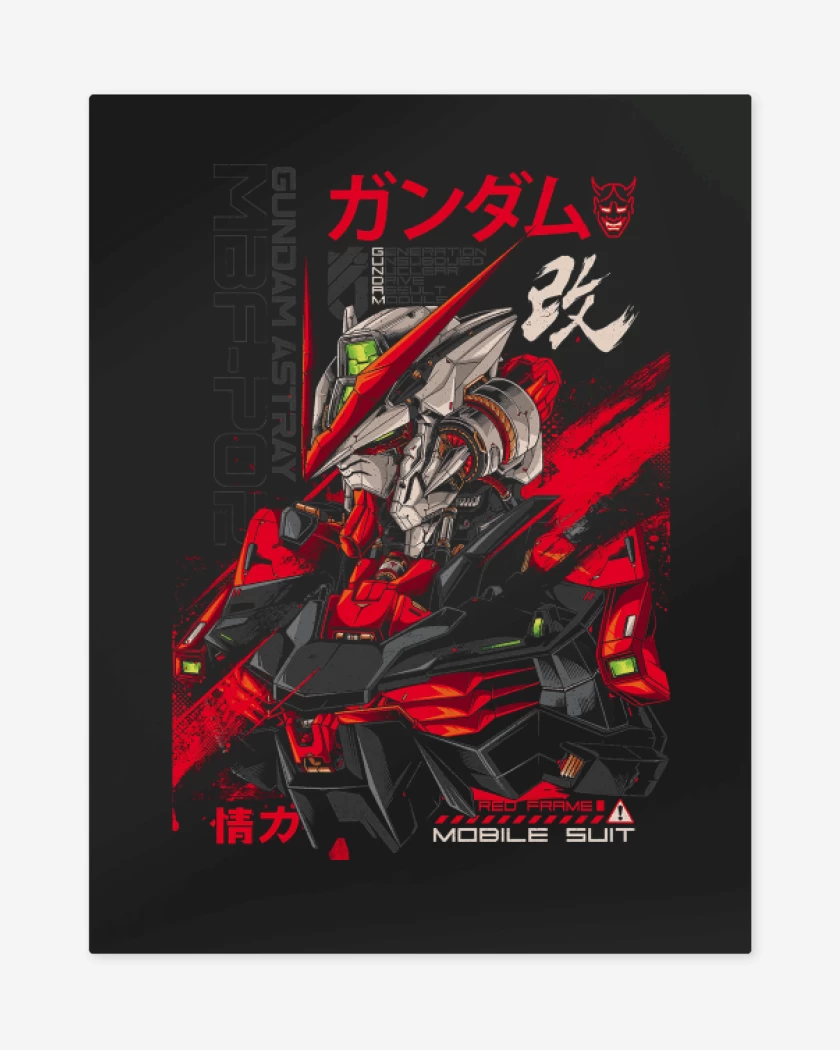 Print metalico Negro de Astray Red Frame 