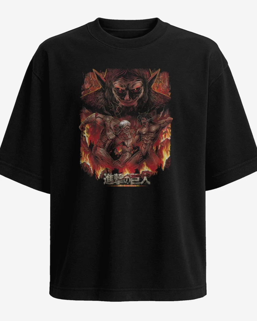 Polera Oversize Eren vs Rainer