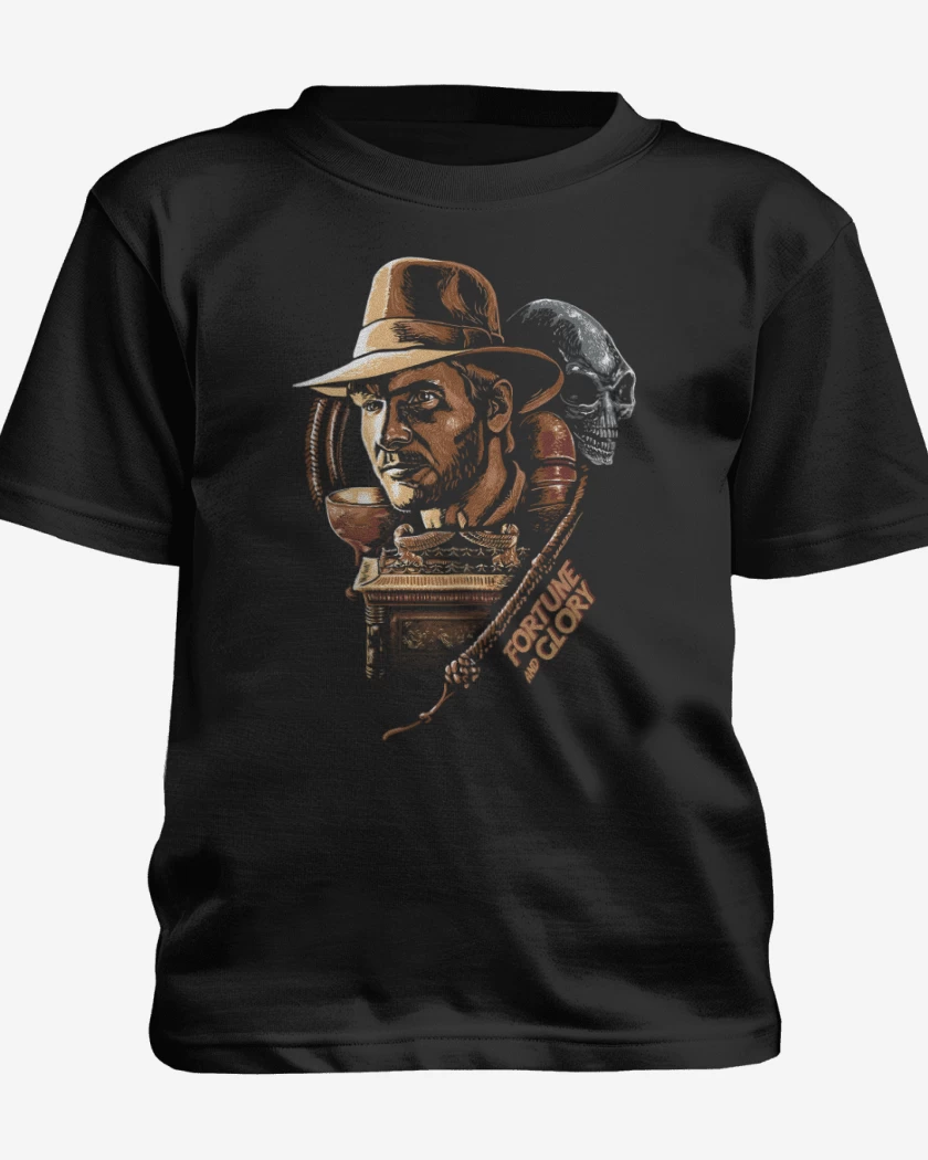 Polera de niño Negro de Indiana Jones