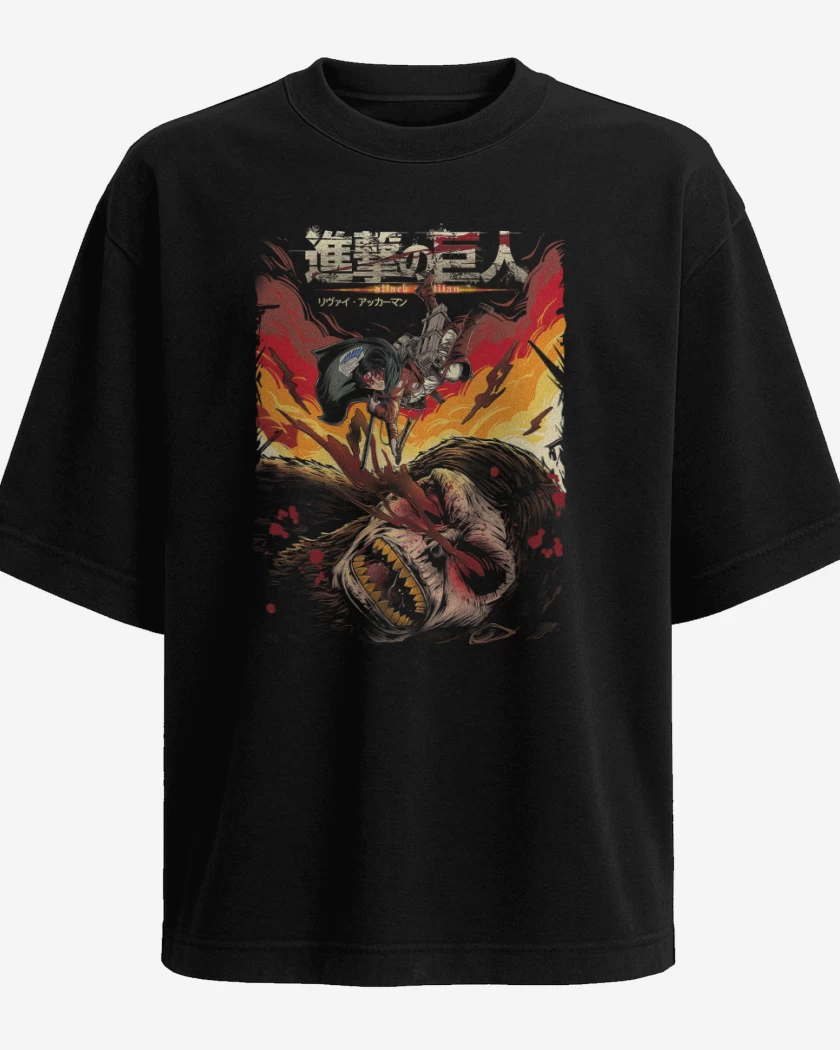 Polera Oversize Levi vs Zeke