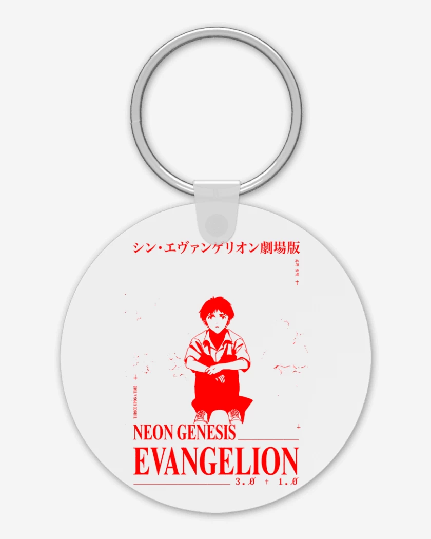 Llavero Blanco de Shinji NGE Thrice Upon A Time