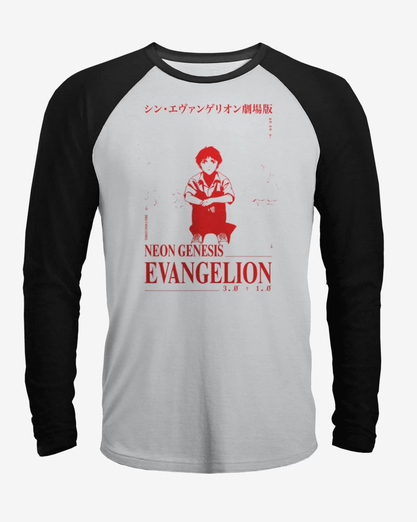 Polera Raglan Shinji NGE Thrice Upon A Time