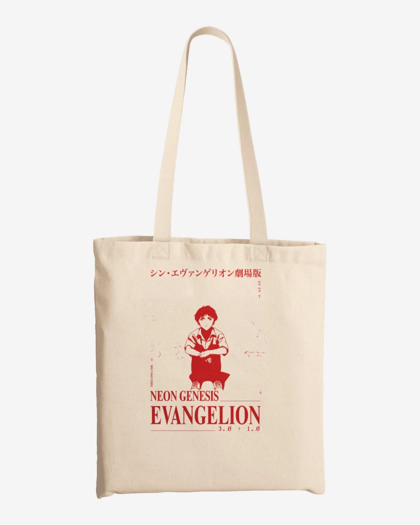 Totebag Shinji NGE Thrice Upon A Time