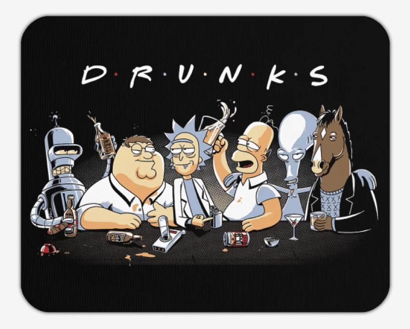Mousepad Borrachitos