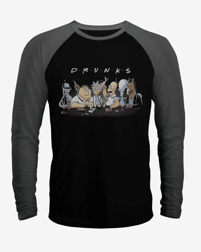 Polera Raglan Borrachitos
