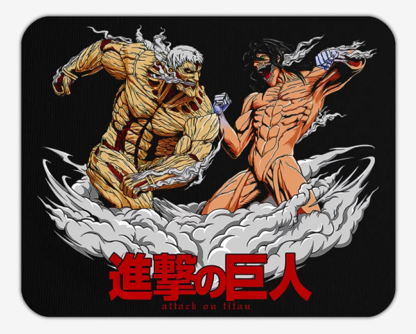 Mousepad Titan Acorazado vs Titan de Ataque
