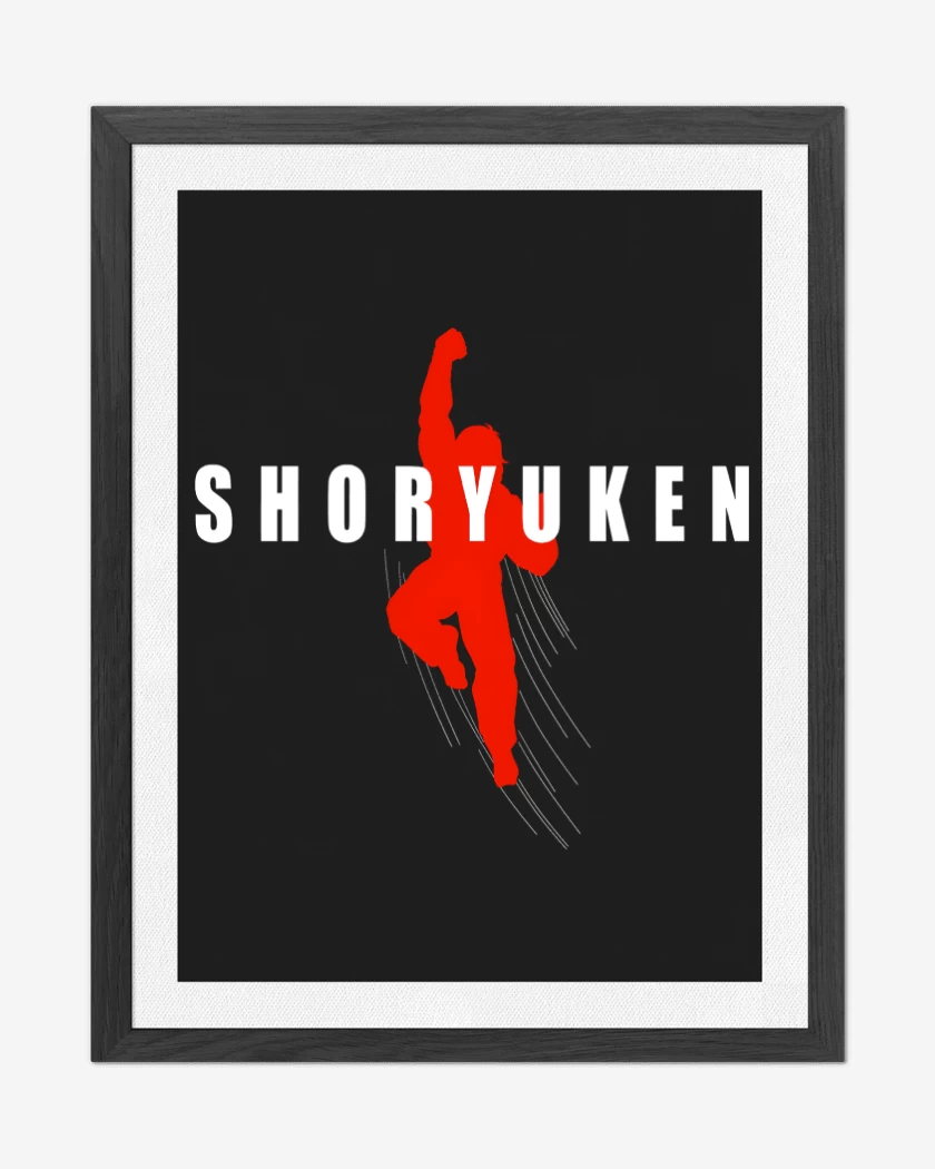 Cuadro decorativo Negro de Shoryuken