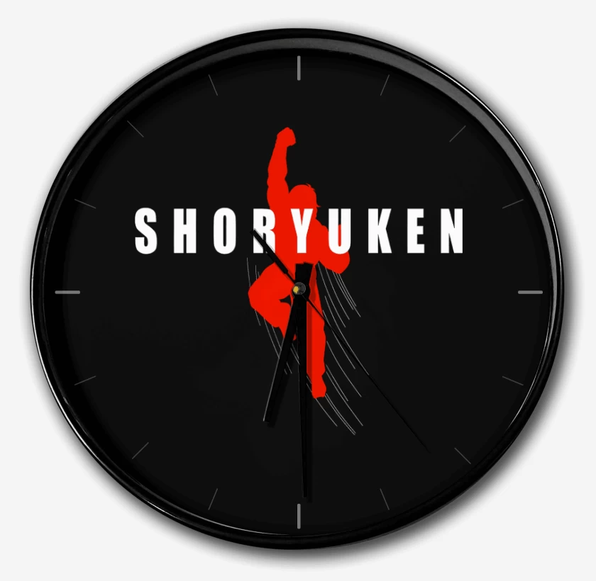 Reloj Negro de Shoryuken
