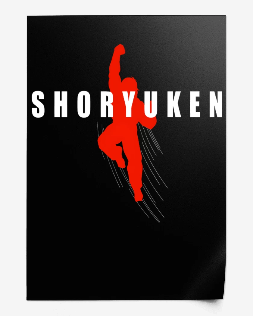 Print Negro de Shoryuken