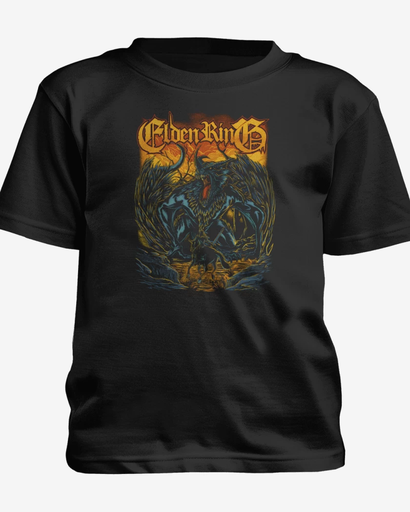 Polera de niño Negro de Elden Ring 2