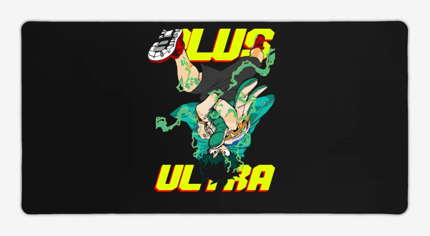 Mouse pad Gamer Negro de Plus Ultra