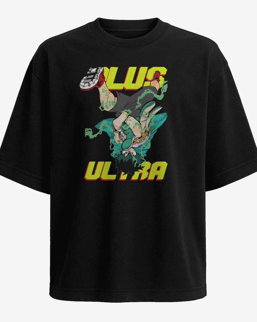 Polera Oversize Negro de Plus Ultra
