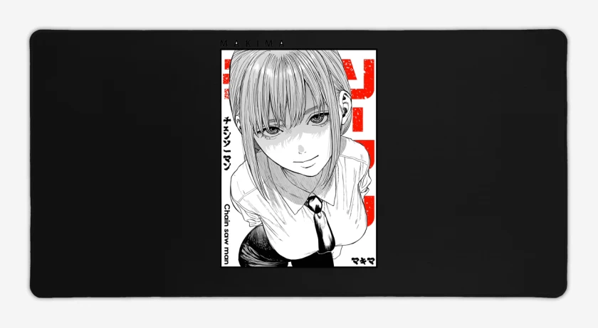 Mouse pad Gamer Negro de Makima