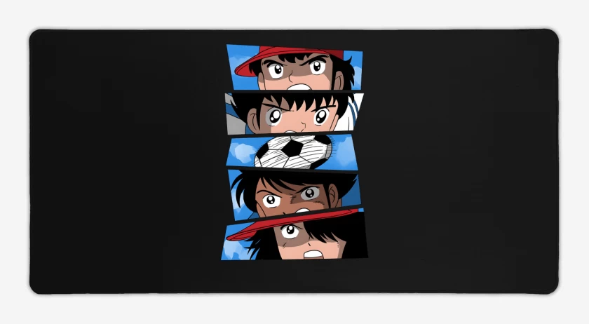 Mouse pad Gamer Negro de Niupi vs Franco Canadiense