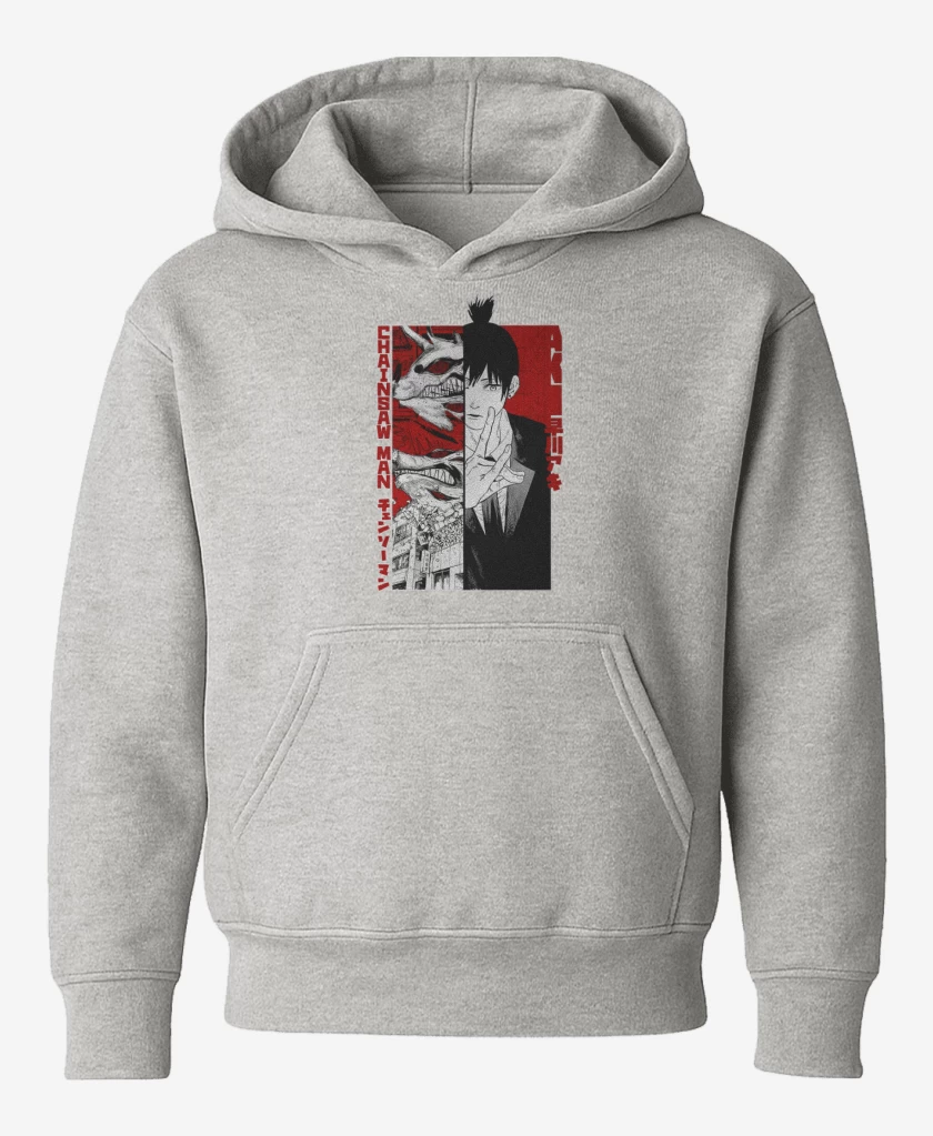 Poleron de niño Gris Melange de Aki Hayakawa